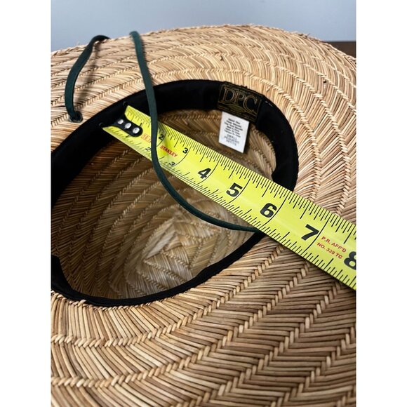 DPC Dorfman Pacific Pine Weaved Straw Universal Wide Brim Summer Hat size Small - Picture 8 of 9